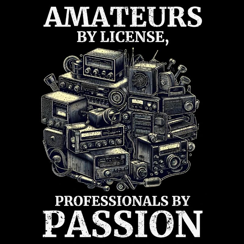 Amateurs amateurs passionnés de radio amateur vintage par licence