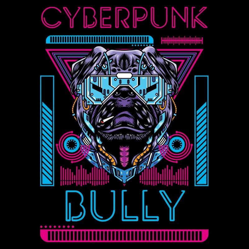 Cyborg Android Neon