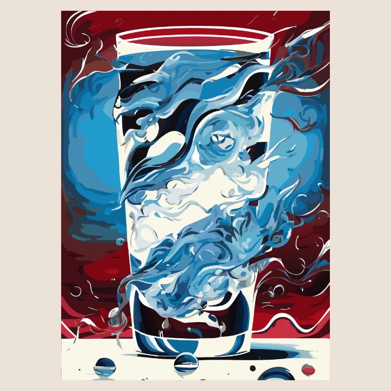 Fumer de l’eau (collection d’œuvres d’art)