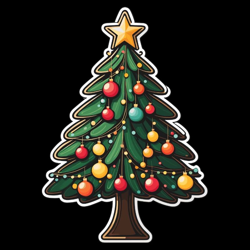Christmas Tree Christmas Drawing