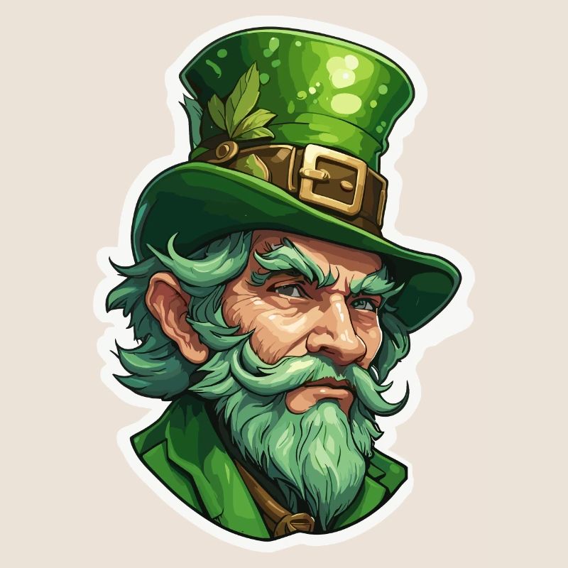 Leprechaun / Leprechaun / Vert / Gingembre / Irlande