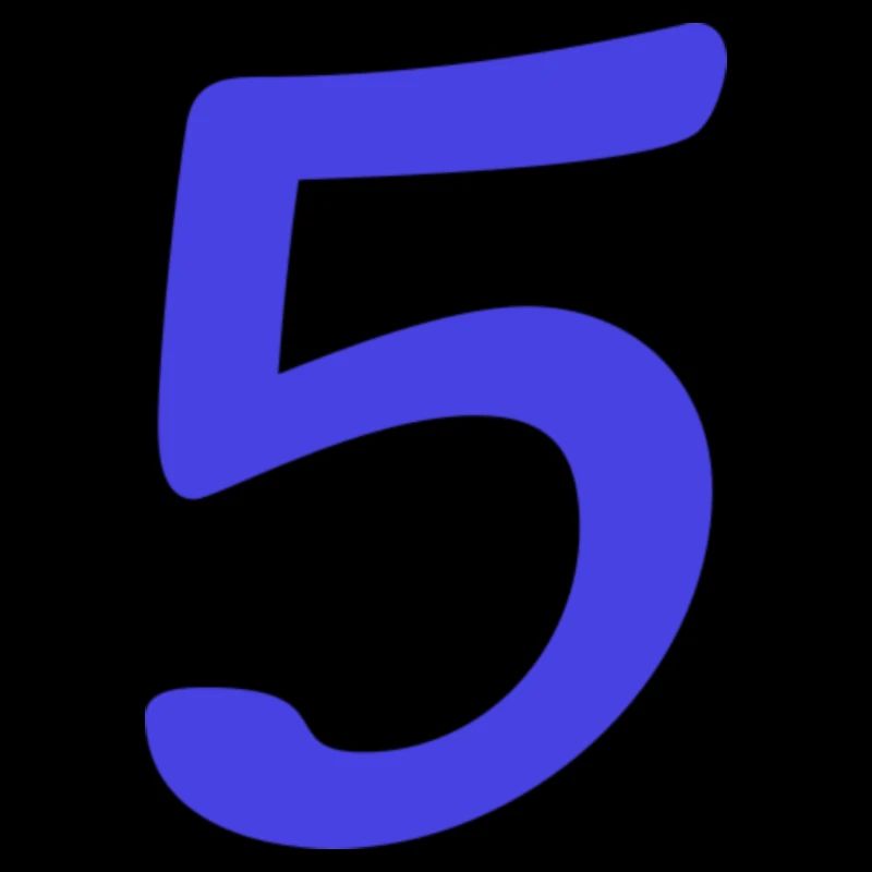 5. 5 ANS. 5e ANNIVERSAIRE. ANNIVERSAIRE 5 ANS. 5.