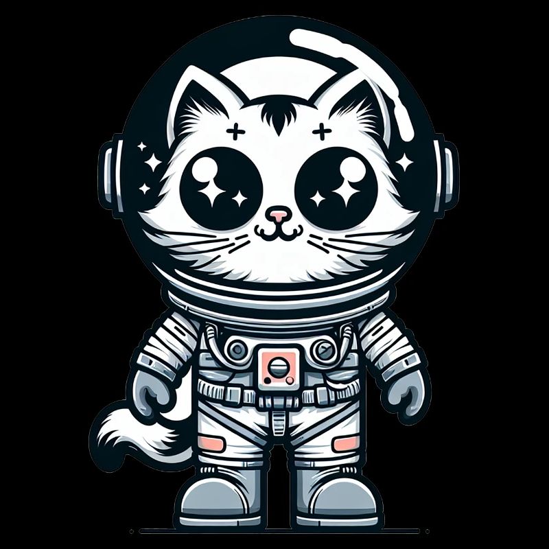 Chat Astronaute Mignon