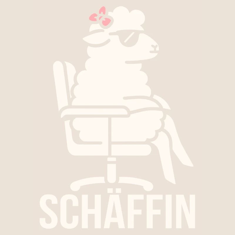 Chef Chefin Schaf Geschenk Schäfin Spruch