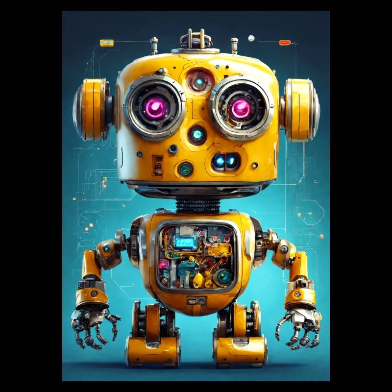 Robot Robot en métal