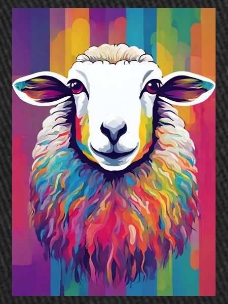 Buntes Schaf