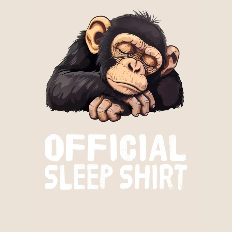 Offizielles Schlafshirt Affe