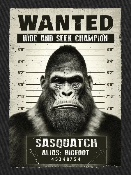 Bigfoot mugshot