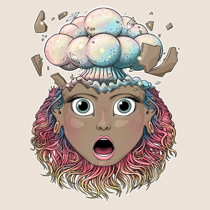 Reva Prisma exploding head face