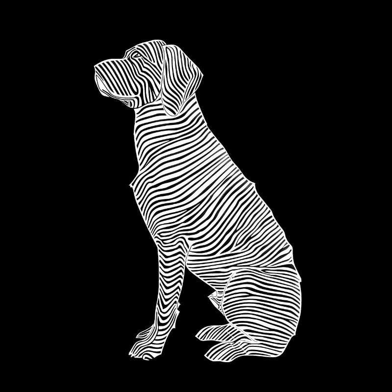 Lignes d’art chien #dog