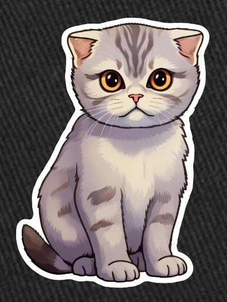 Chat Pliant Écossais Mignon