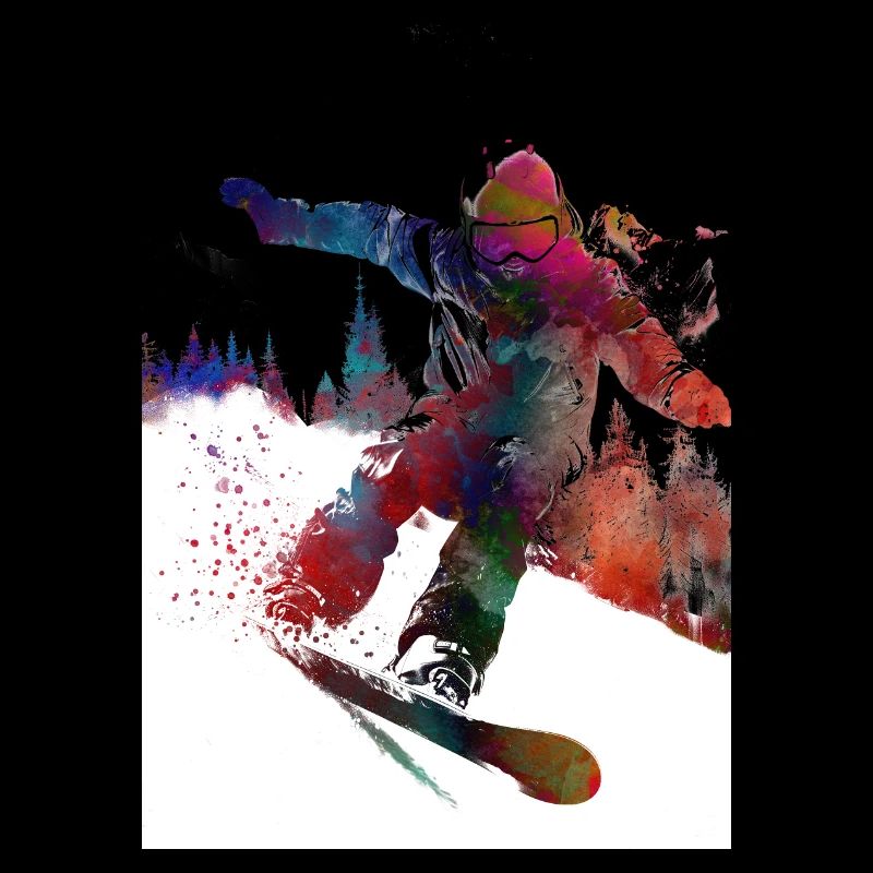 Snowboard sport art #snowboard