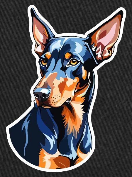 Doberman Aquarelles