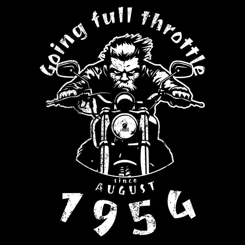 70. Geburtstag Going full throttle since 08/1954