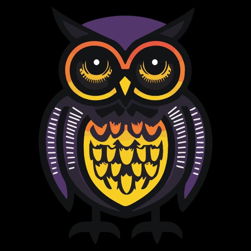 Owl Halloween Comic Zombie