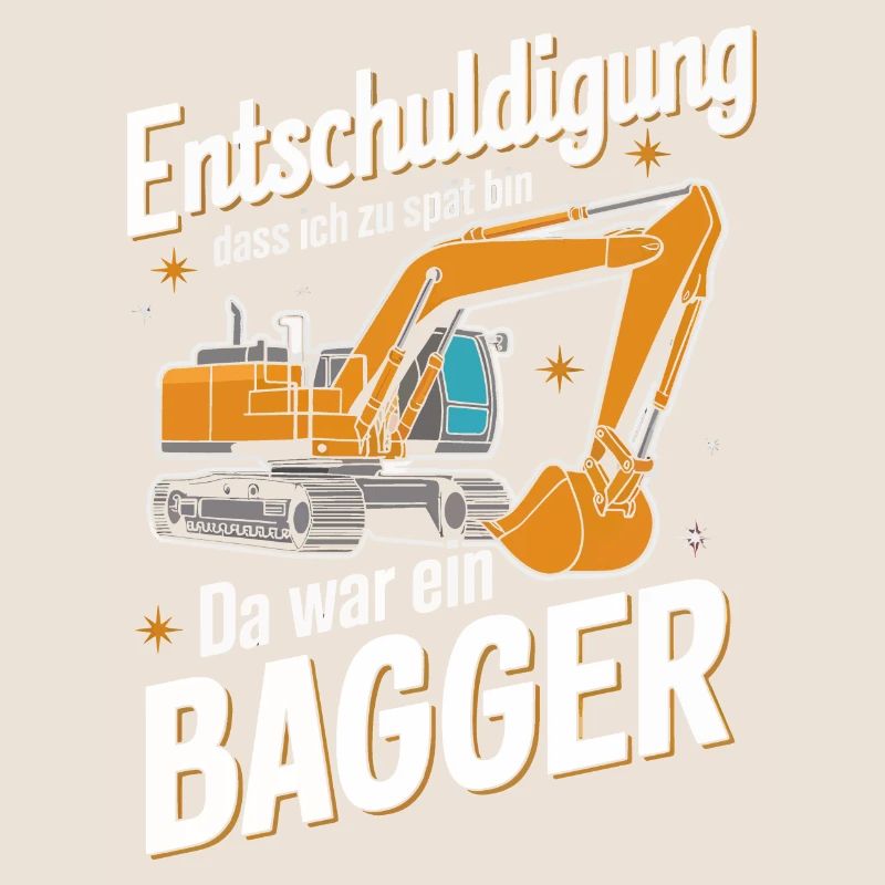 Baggerfahrer Bauarbeiter Baustelle Baumaschine