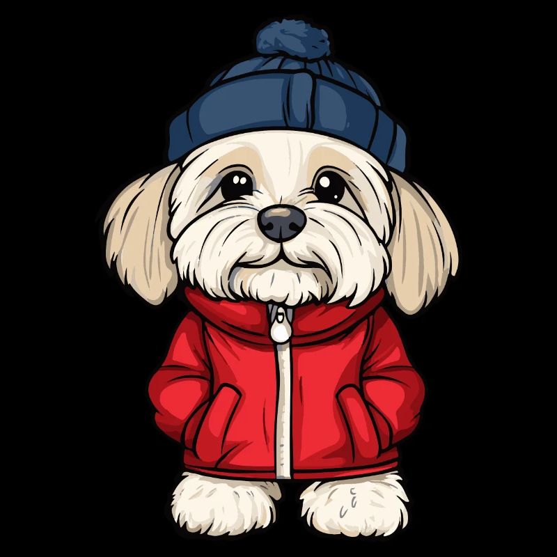 Chien Bichon Havanais élégant