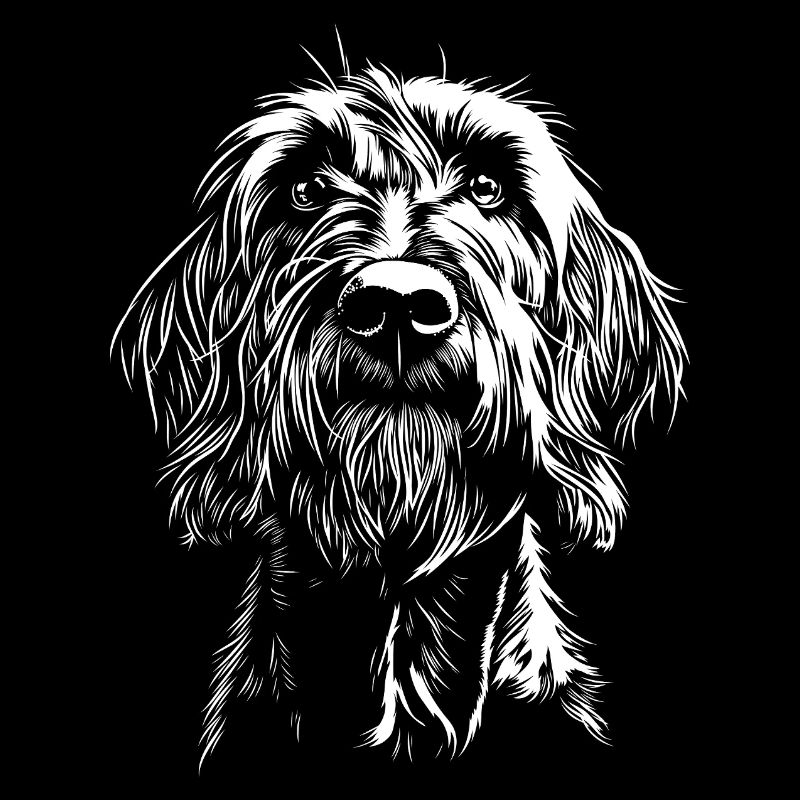 Spinone Italiano Portrait Hunde Jagdhund