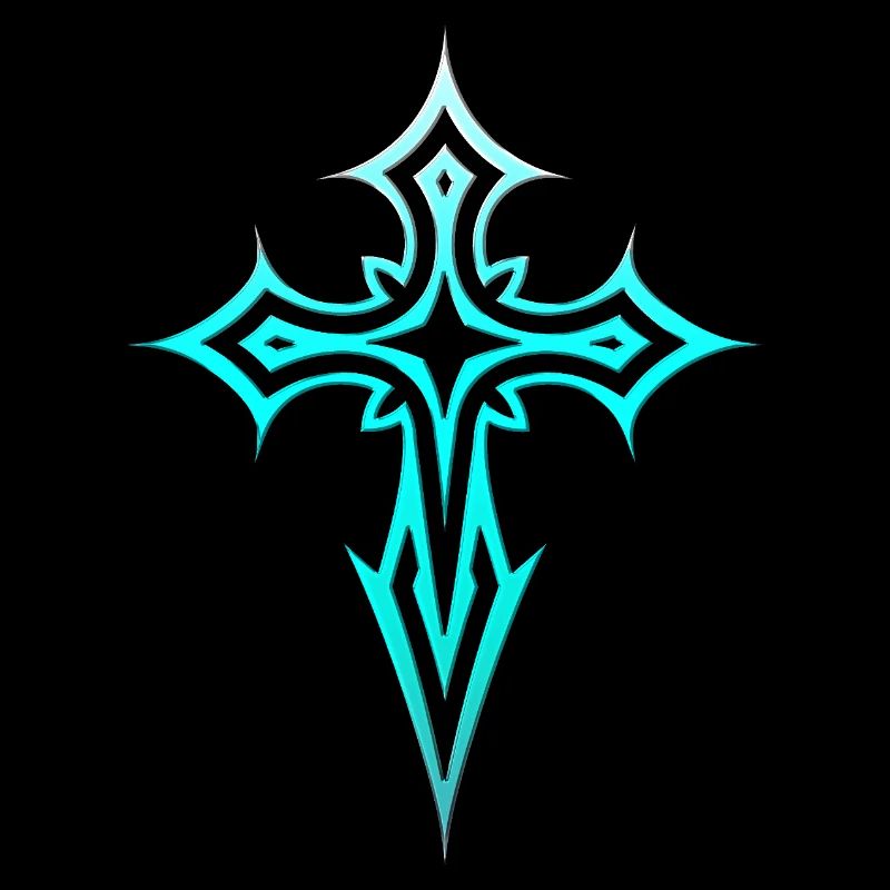 Goth Cross Y2K Emo Cross Gothic Aesthetic Tribal