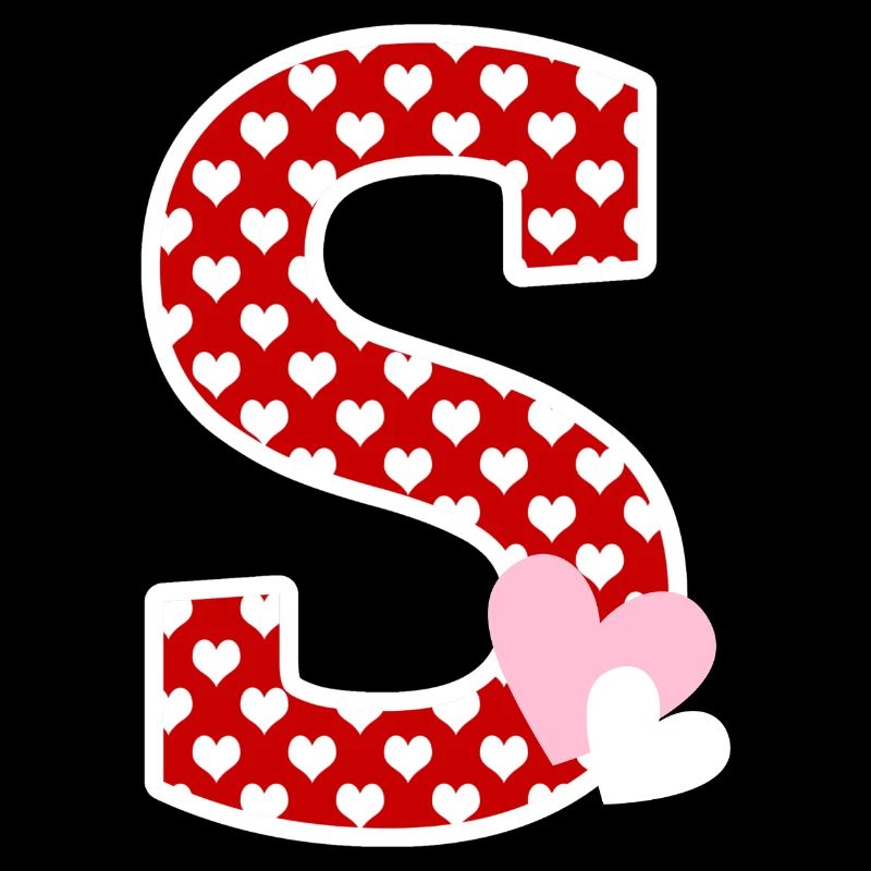 Buchstabe S Herz