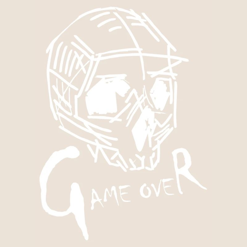 Game Over en blanc