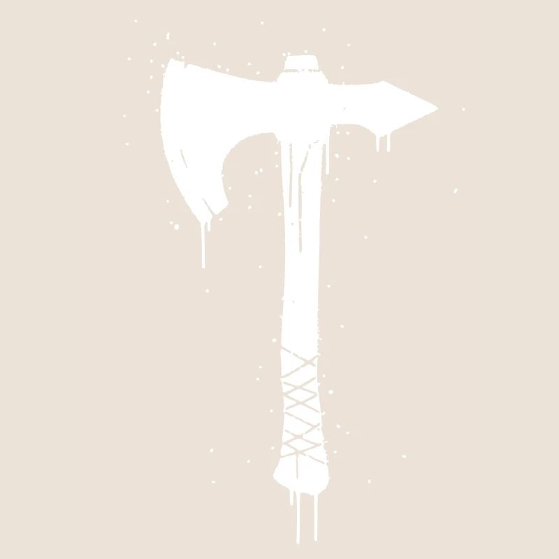 Viking Axe Graffiti Weapon Vector