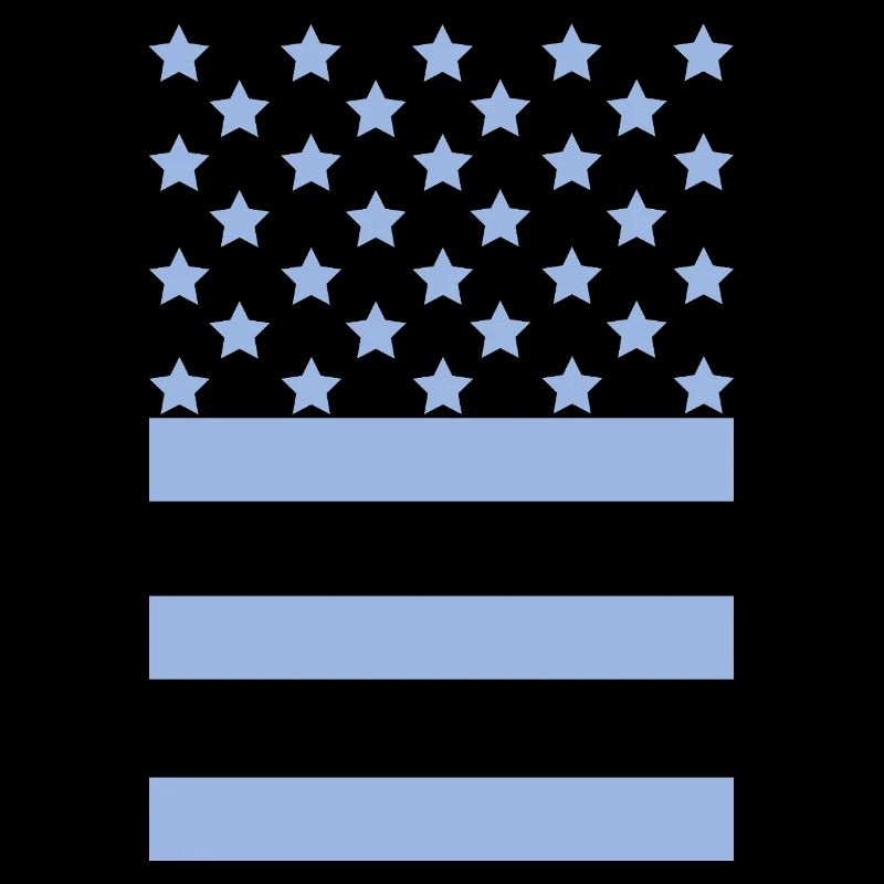 Drapeau bleu clair – Design Stars & Stripes