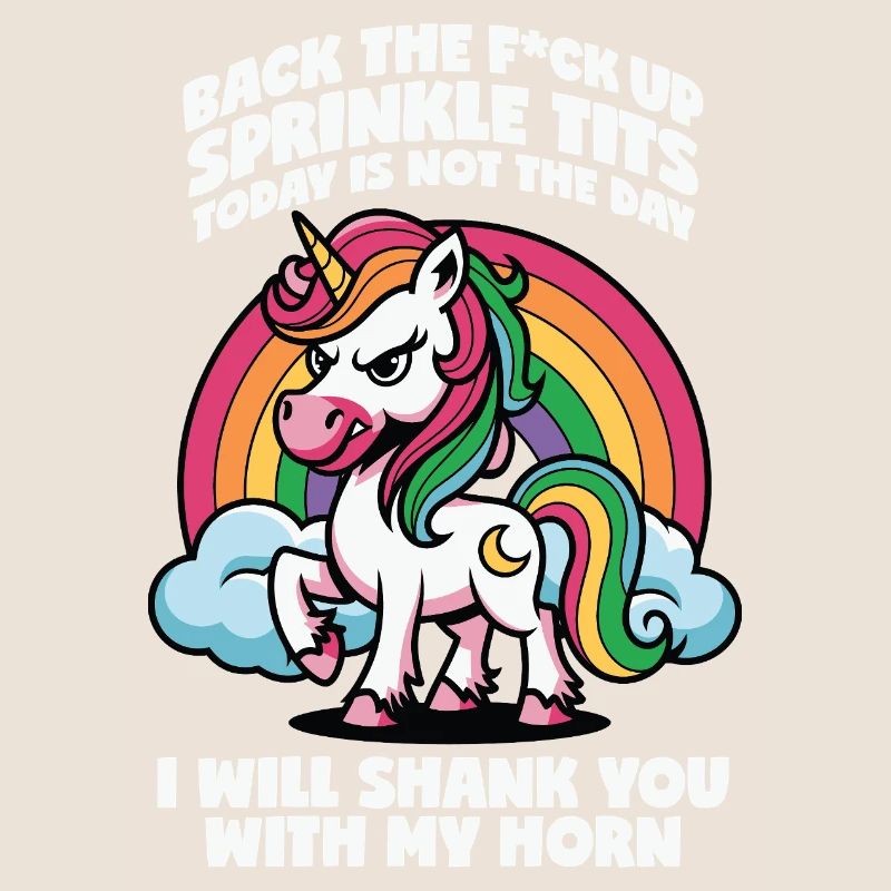 Regenbogen Einhorn Attitüde Geschenk Geschenkidee