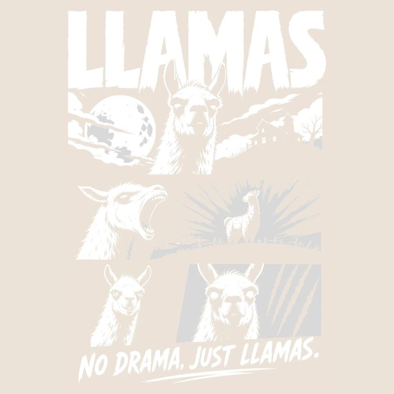 Lamas Horror Comic Pas de drame Art