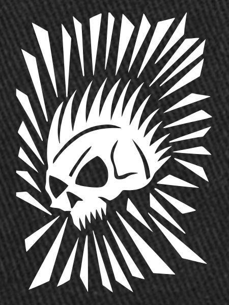 black bizarr skull