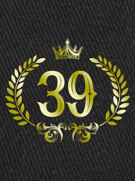 39 Number wreath
