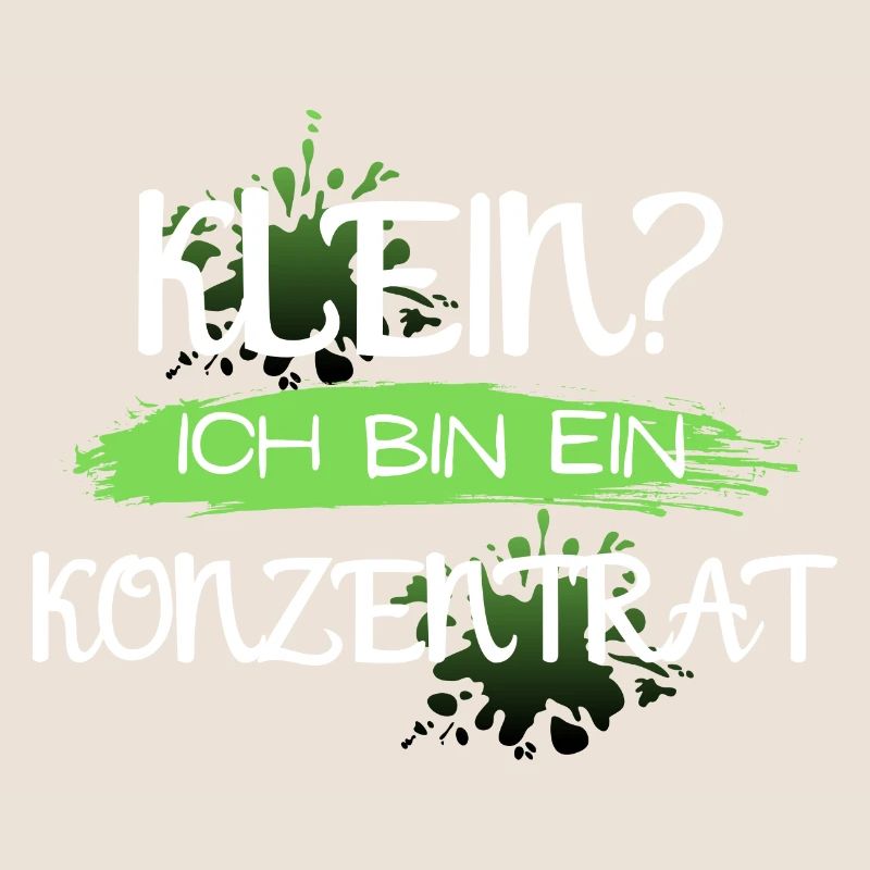 nicht klein bin konzentrat geschenk idee spruch