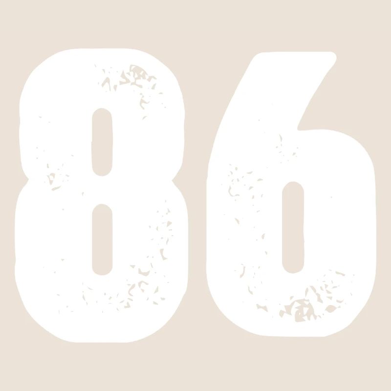 86 Maillot numéro