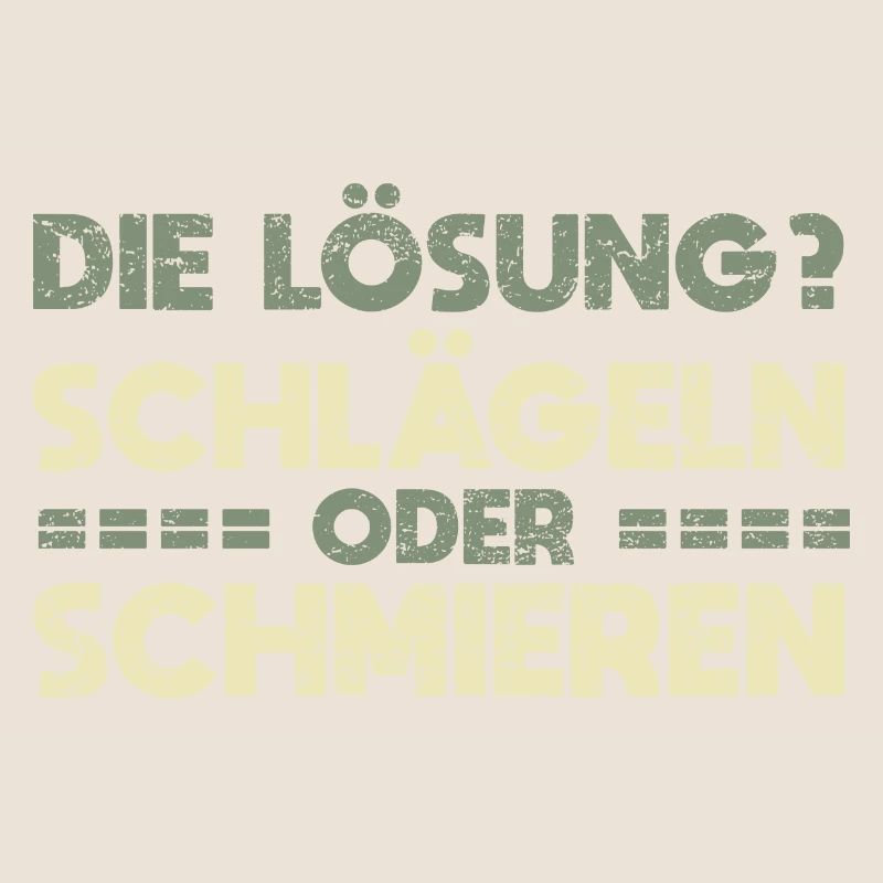 Die Lösung? Schlägeln Oder Schmieren