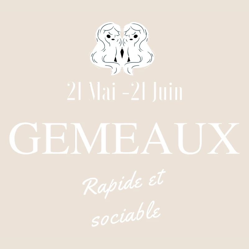 Gémeaux signe astrologique