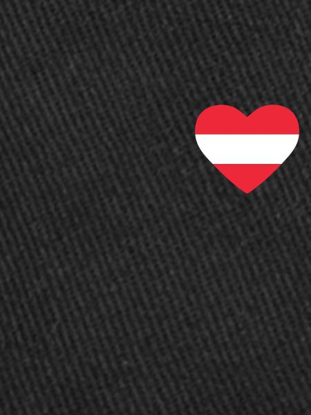 Cœur drapeau Autriche