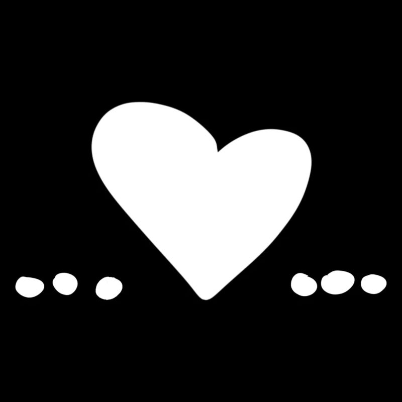 Points de symbole d’amour du cœur