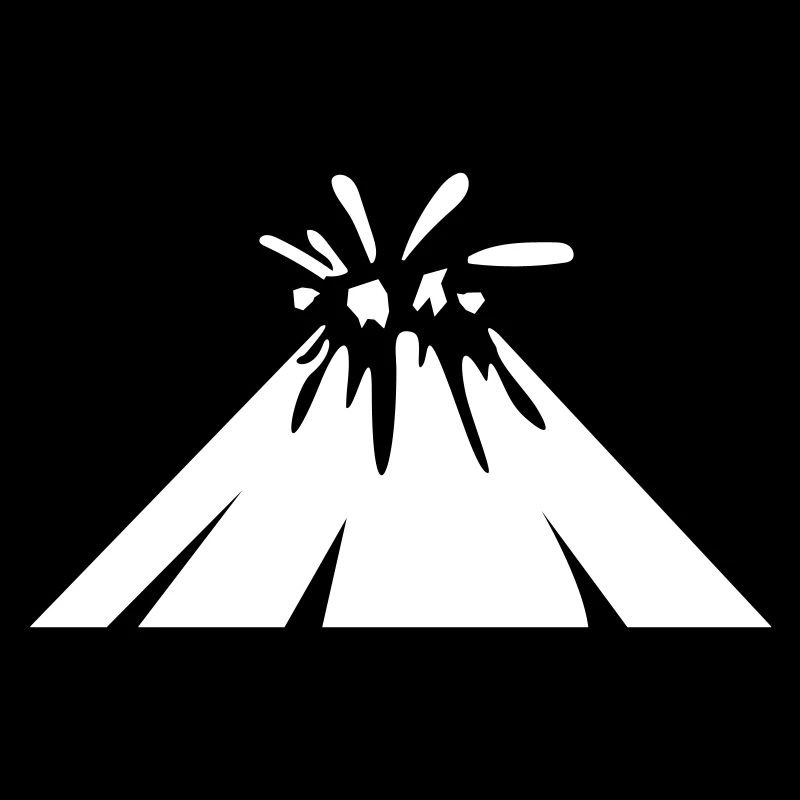Icône de volcan