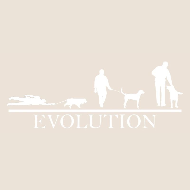 Evolution Gassi gehen Hund