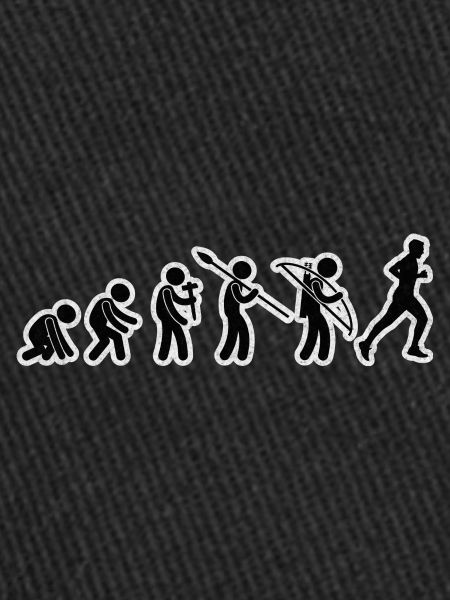 Evolution Running Black Grunge