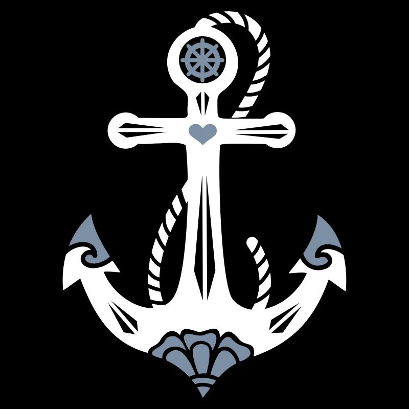 Anker, 23 Farben möglich, Tattoo Style, Maritim
