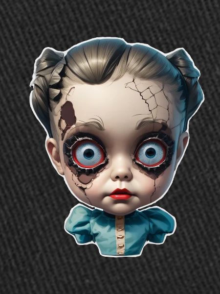 Poupée effrayante d’Halloween