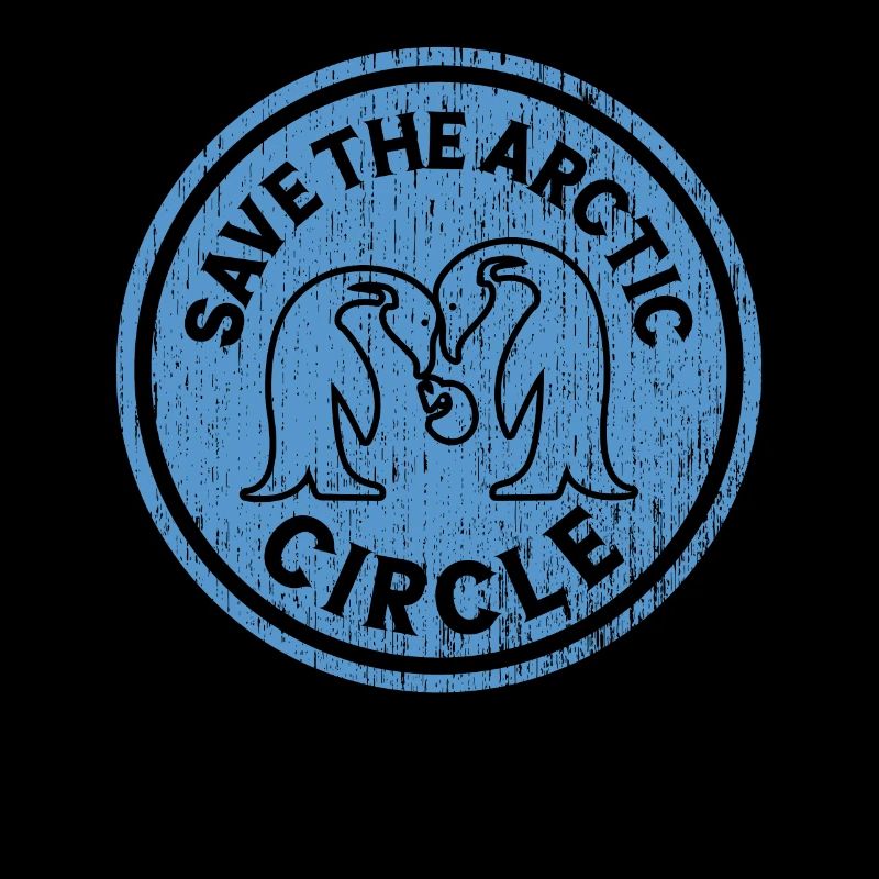Save The Arctic Circle Design Tierrechte