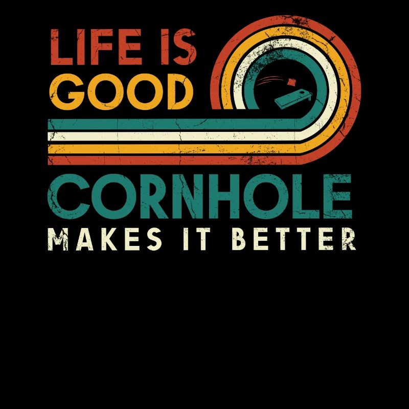 La vie est bonne cornhole le rend meilleur pour