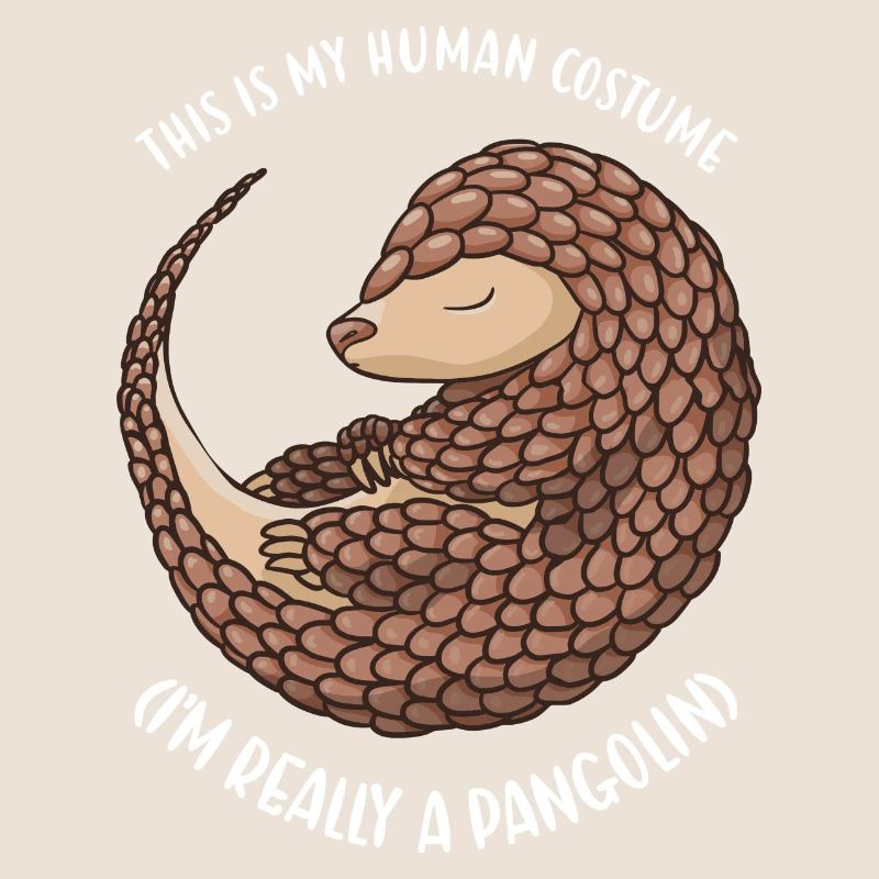 C’est mon pangolin de costume humain