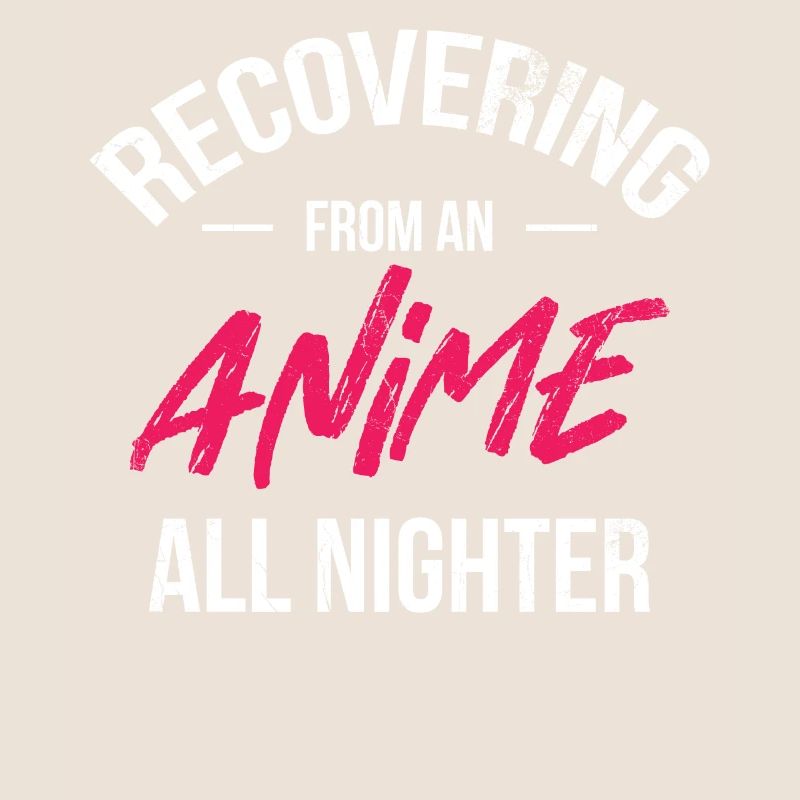 Recovery from an anime all nighter for animation