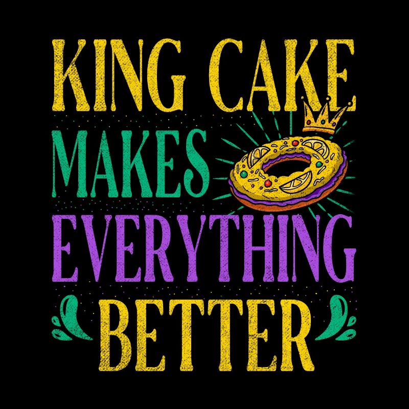 King Cake Makes Everything Better for Baker Or