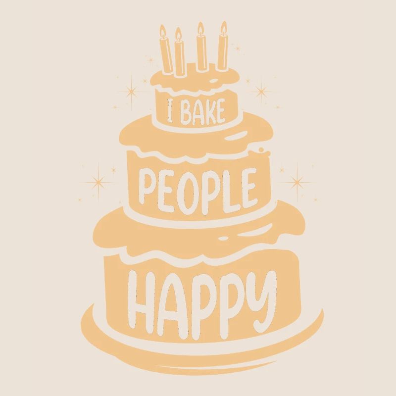 Ich Backe Menschen Glücklich Für Bäcker Oder
