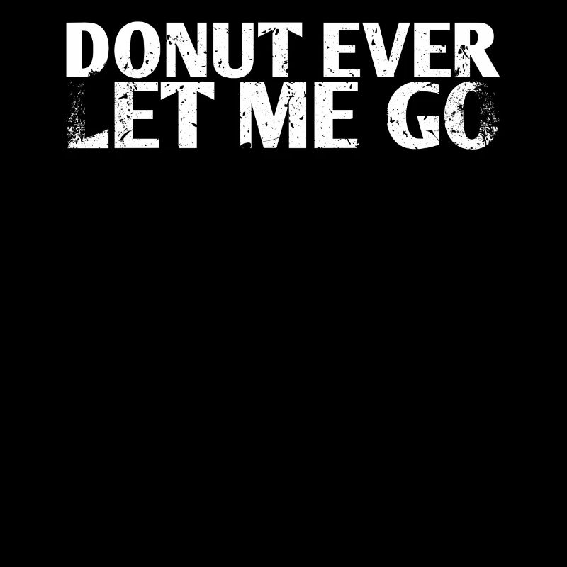 Donut ever let me go, conception de mariage pour