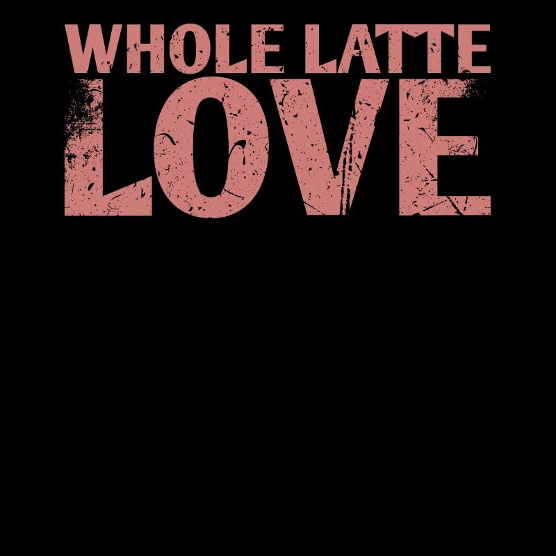 Latte-Liebes-ehe-design entier pour mariés